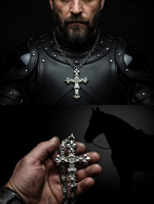 Collana con ciondolo a croce