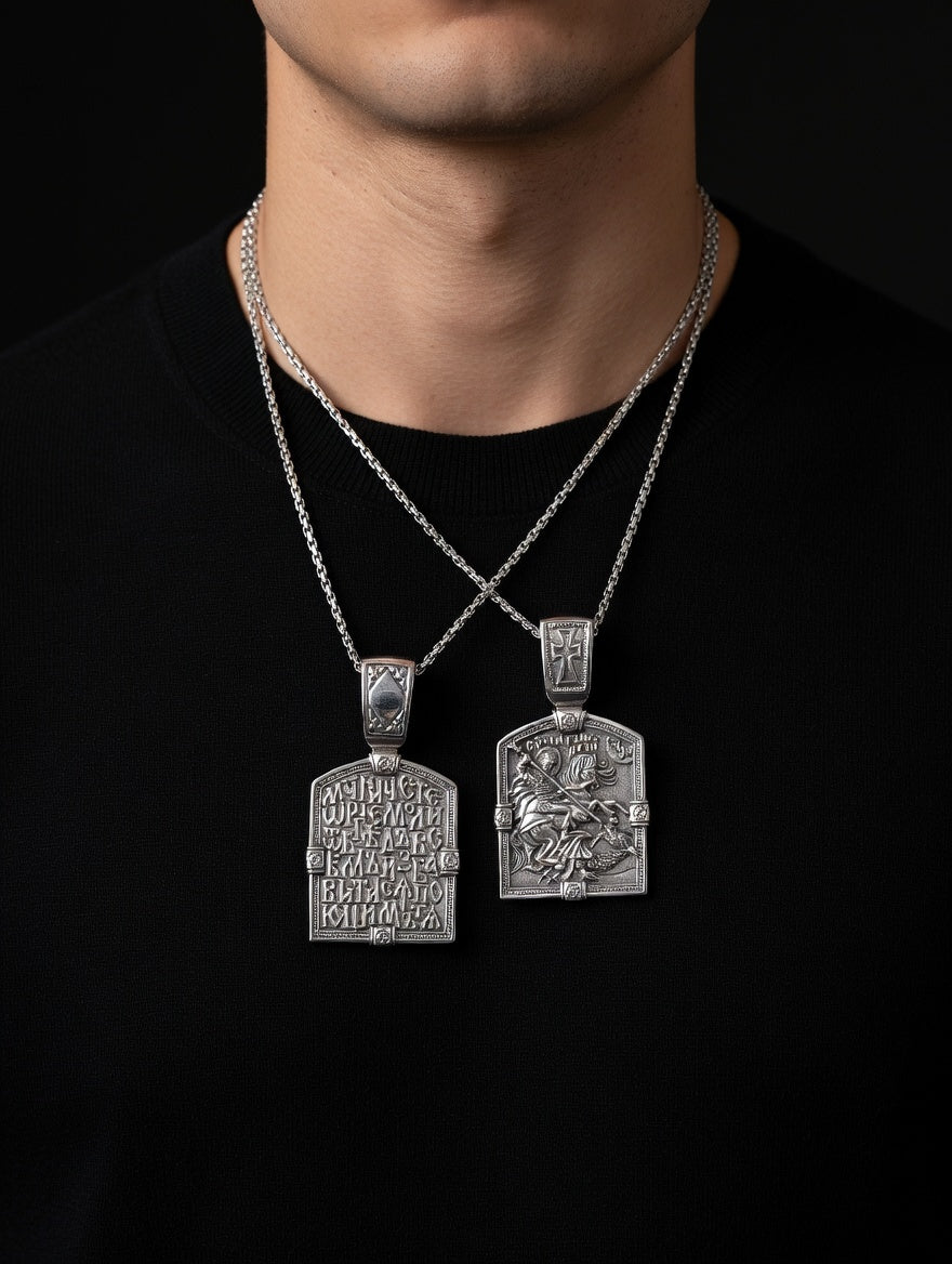 Collana ciondolo San Giorgio