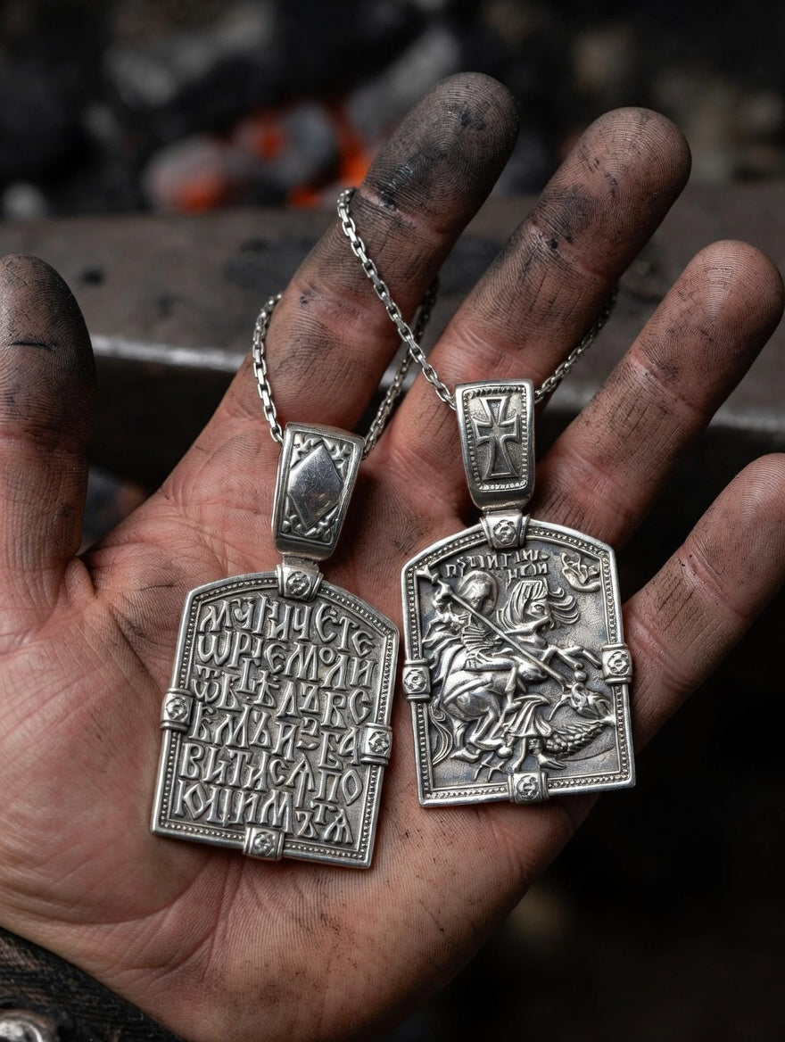 Collana ciondolo San Giorgio