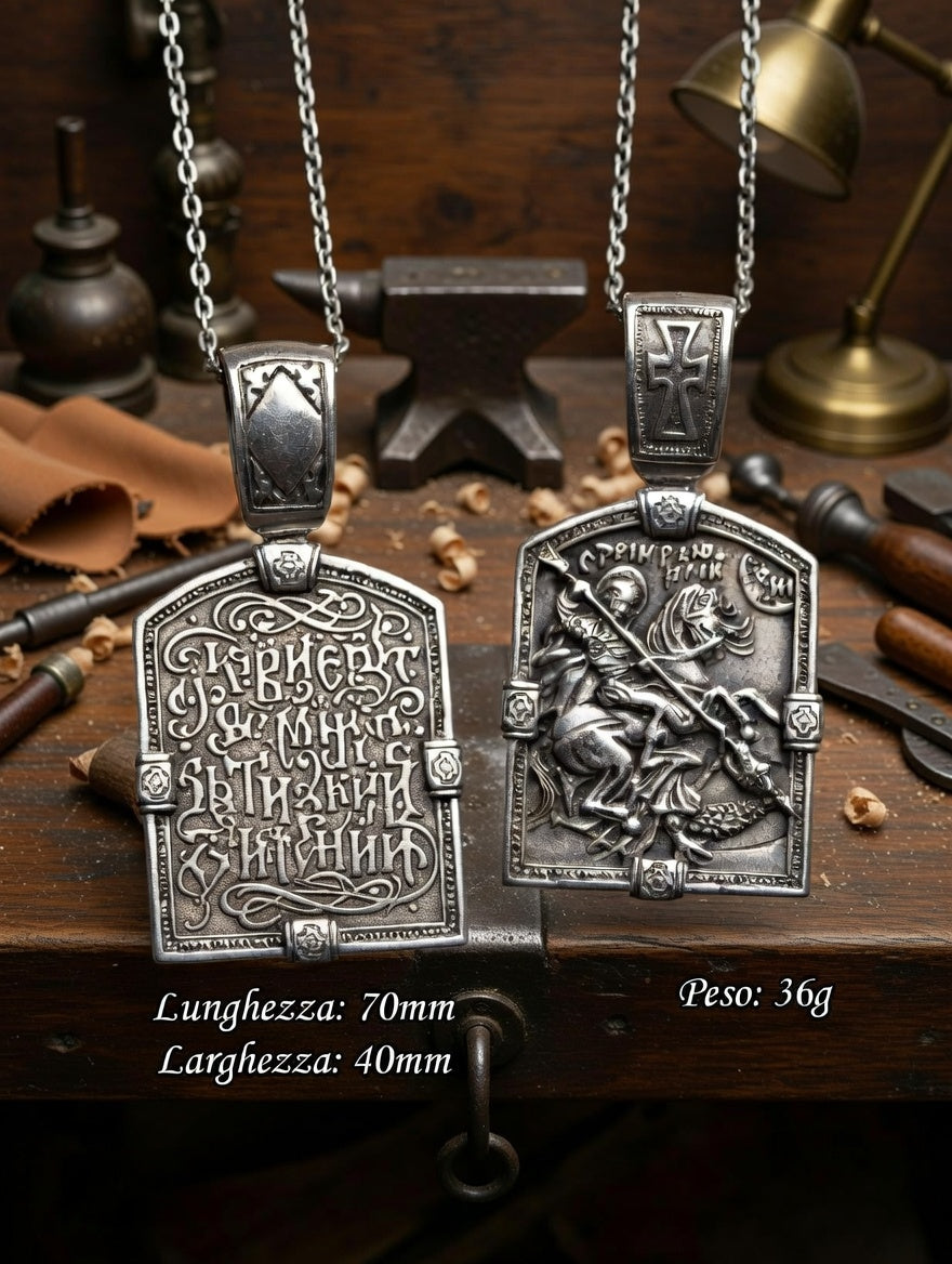 Collana ciondolo San Giorgio