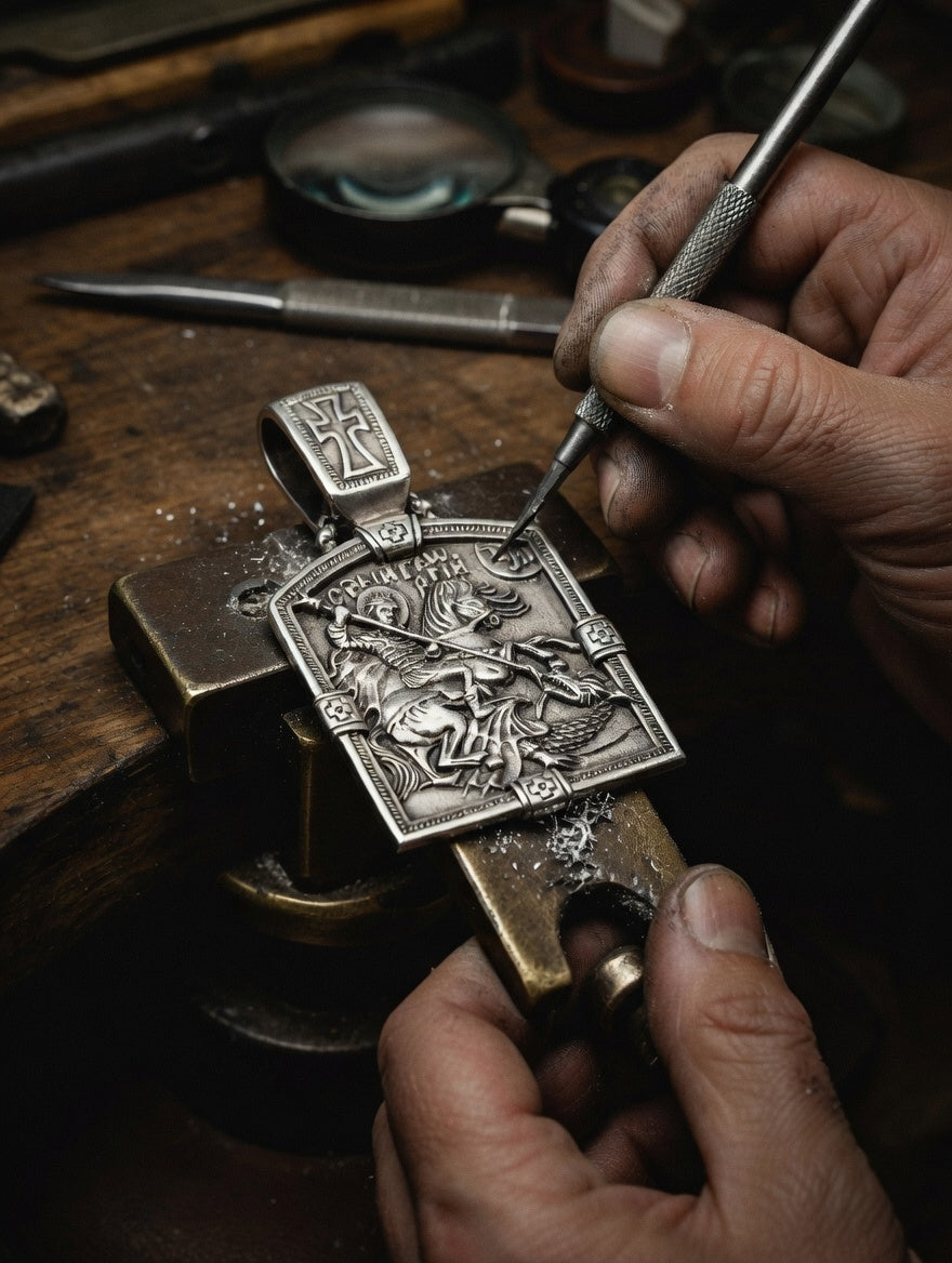 Collana ciondolo San Giorgio