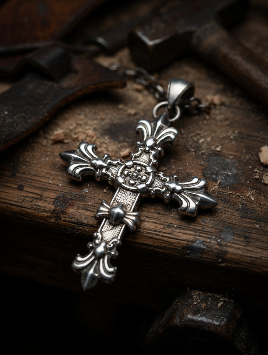 Collana con ciondolo a croce