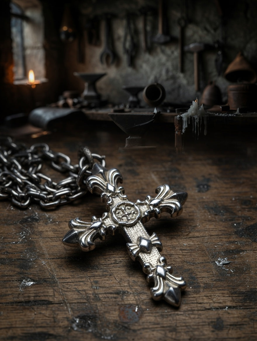 Collana con ciondolo a croce