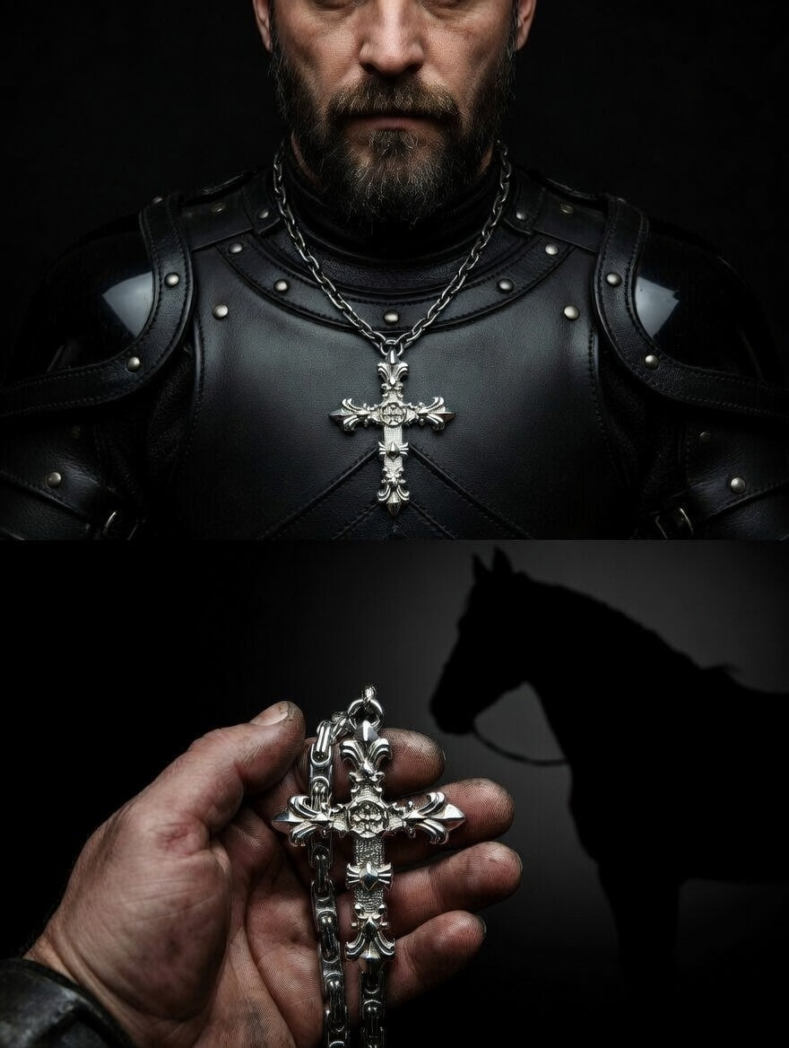 Collana con ciondolo a croce